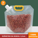 Saco Organizador de Alimentos - Kit 10 unidades
